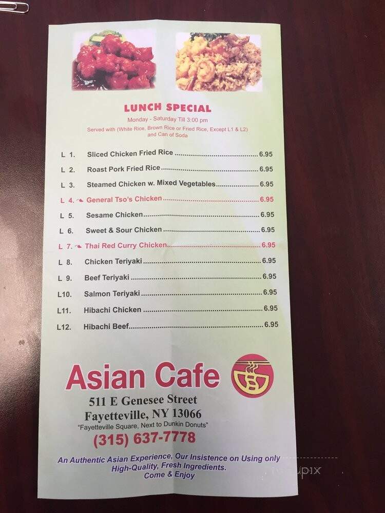Asian Cafe - Fayetteville, NY