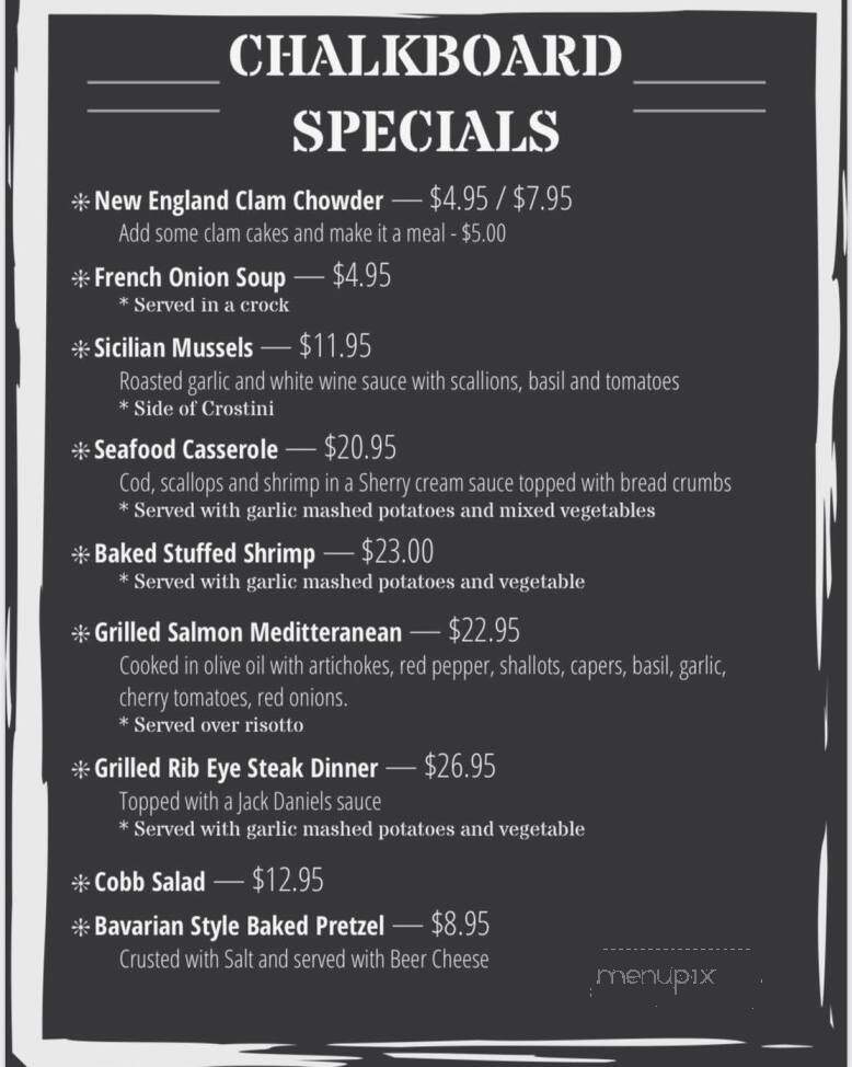 Hometown Tavern - Warren, RI menu_pic