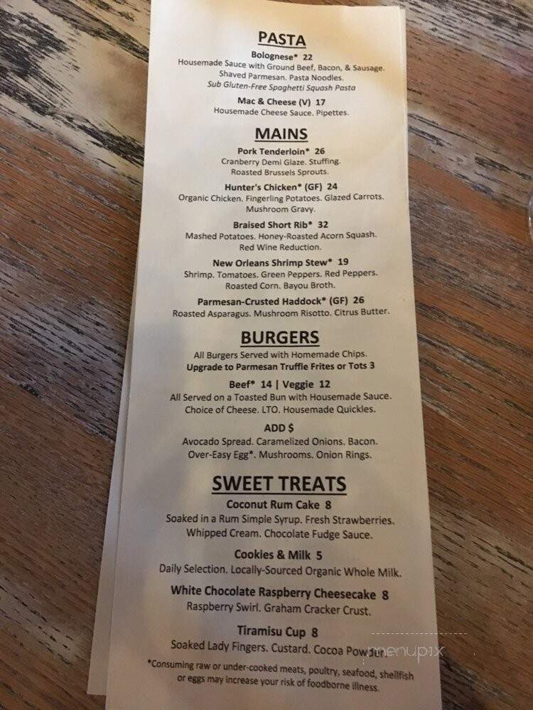 Union Straw - Foxborough, MA menu_pic