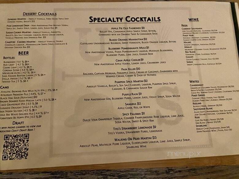 Union Straw - Foxborough, MA menu_pic
