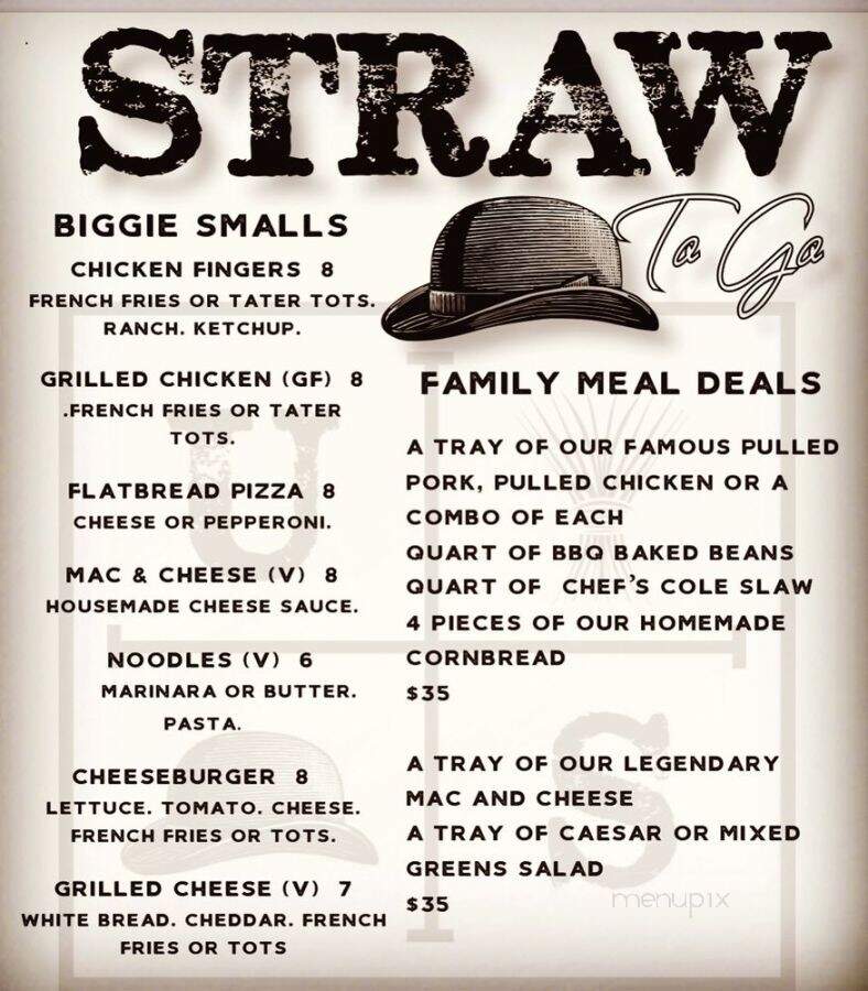 Union Straw - Foxborough, MA menu_pic