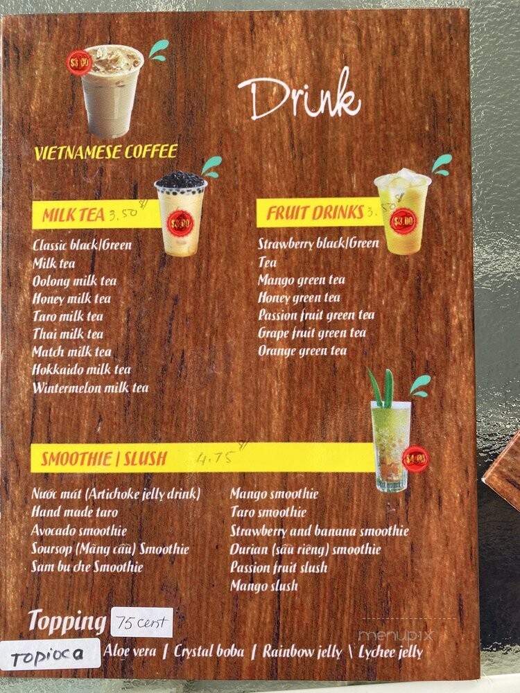 Khang Vietnamese Sandwich Cafe - Houston, TX menu_pic