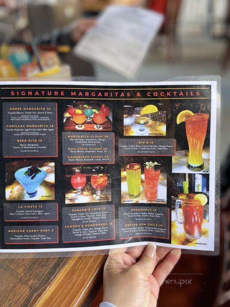 Casa De Pancho Mexican Grill & Cantina - Anaheim, CA menu_pic