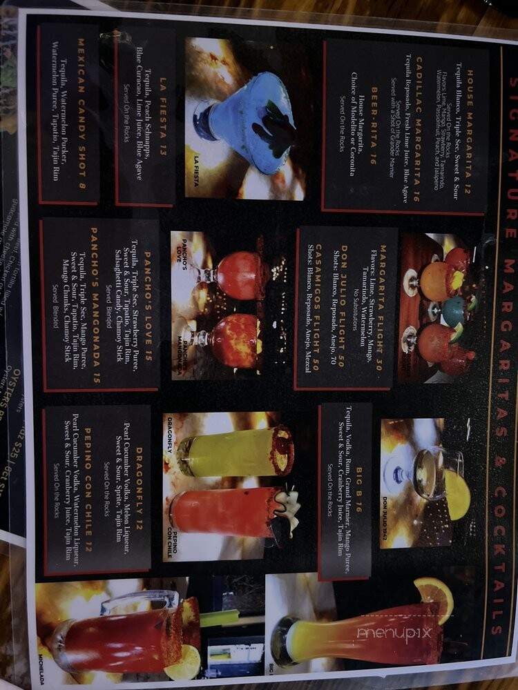 Casa De Pancho Mexican Grill & Cantina - Anaheim, CA menu_pic