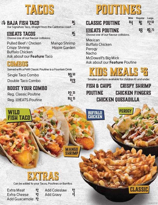 Streats Abbotsford kitchen - Abbotsford, BC menu_pic