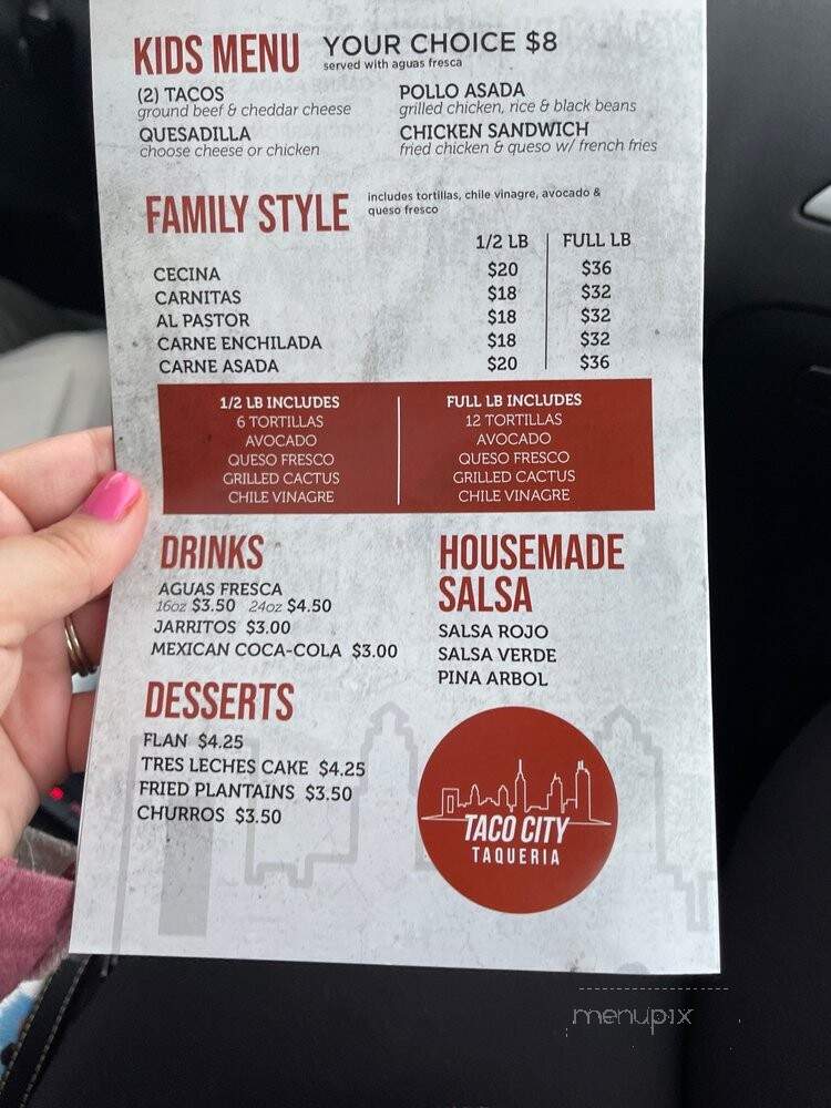 Taco City Taqueria - Little Egg Harbor Township, NJ menu_pic