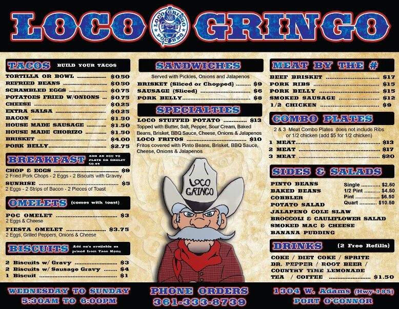 Loco Gringo BBQ & Bar - Port O'Connor, TX