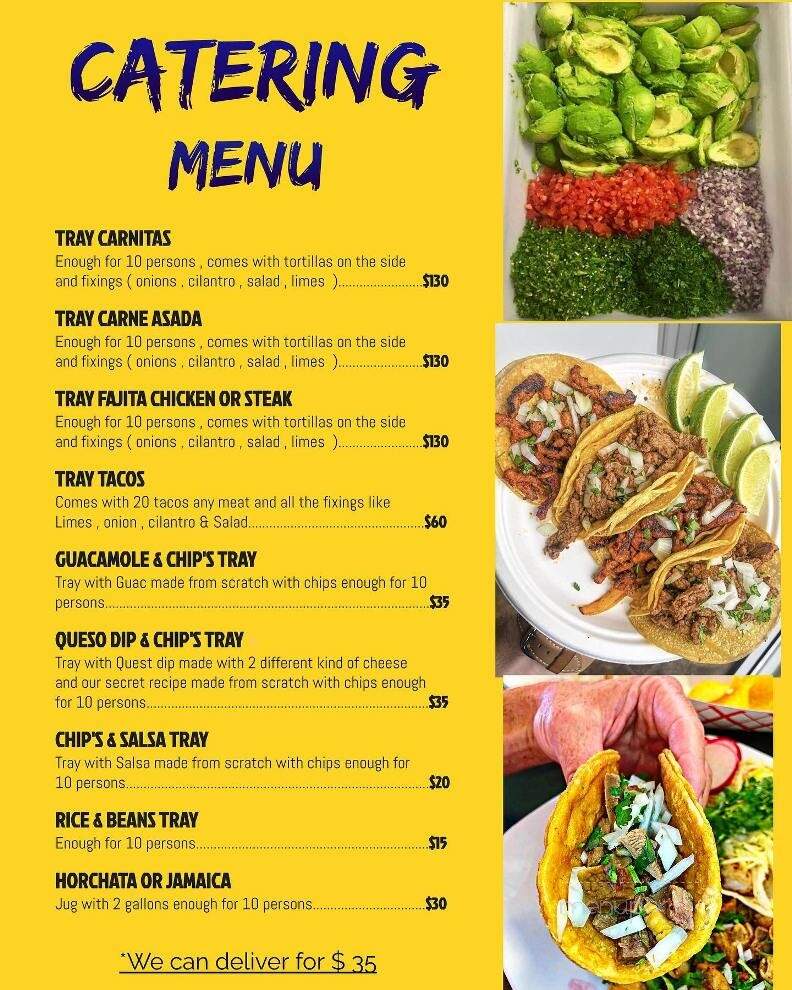 El Agave Azul - Orange Park, FL menu_pic