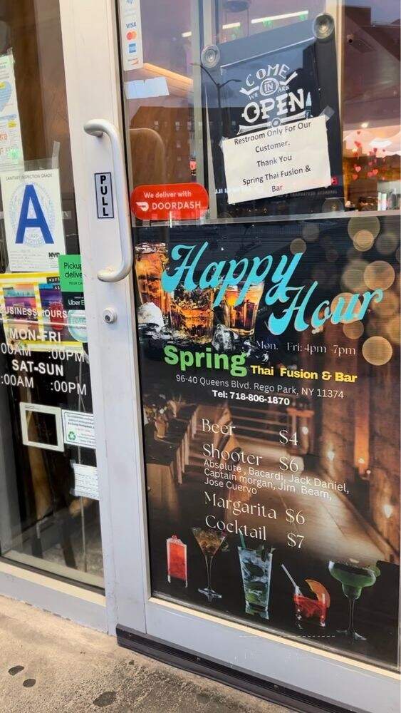 Spring Thai Fusion & Bar - Rego Park, NY menu_pic
