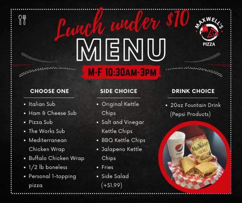 Maxwell's Pizza - McConnelsville, OH menu_pic