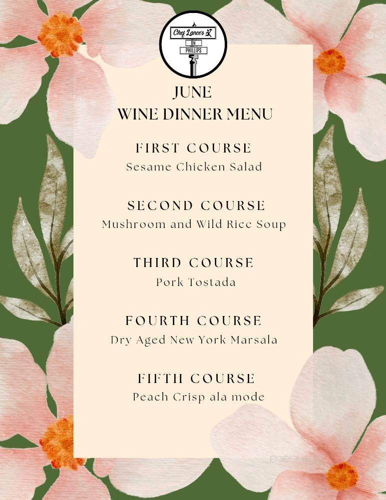 Chef Lance's On Phillips - Sioux Falls, SD menu_pic