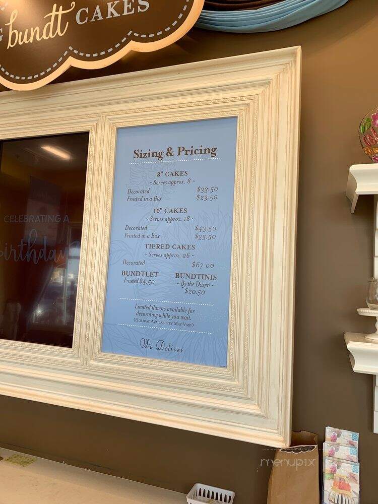 Nothing Bundt Cakes - Whitestown, IN menu_pic