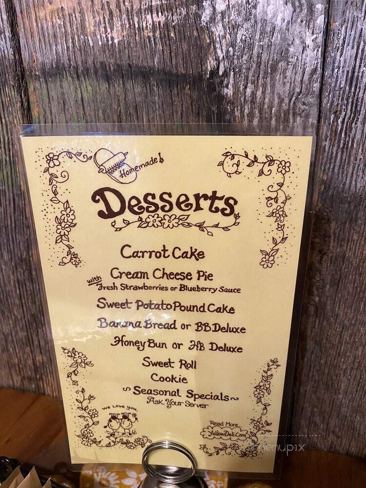 Yellow Deli - Arcadia, FL menu_pic