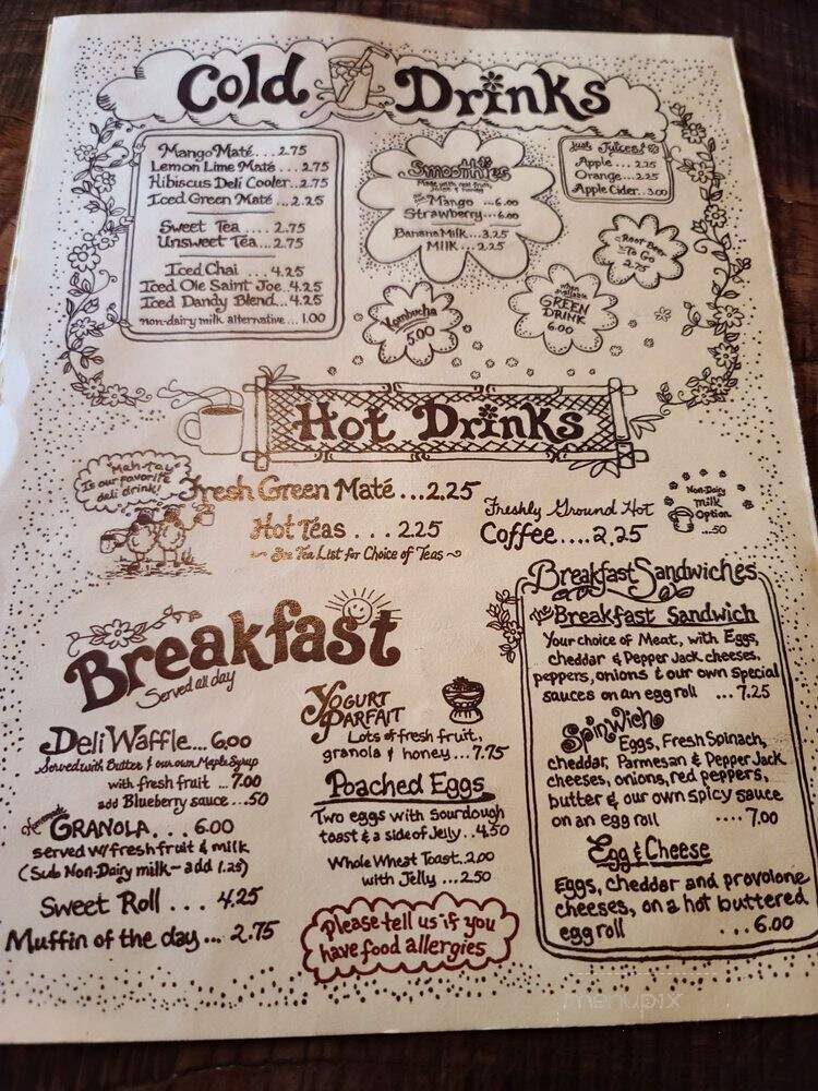 Yellow Deli - Arcadia, FL menu_pic