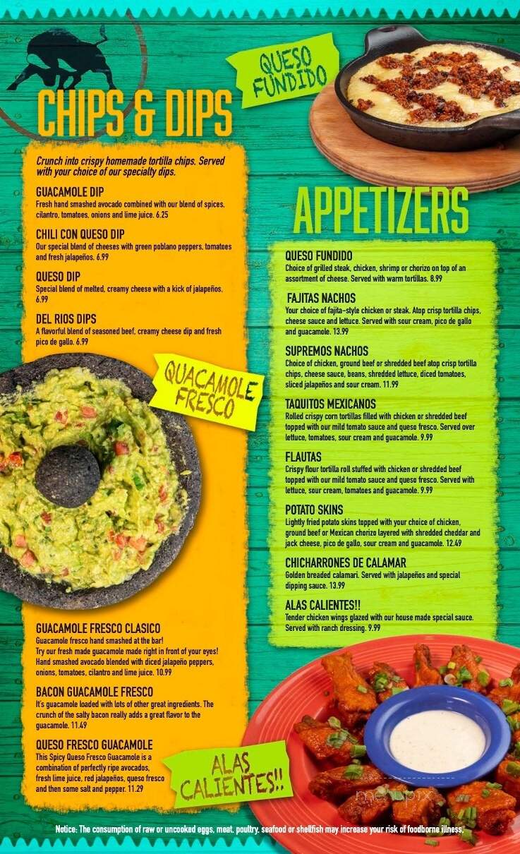 Torito's Mexican Restaurant - Danvers, MA menu_pic