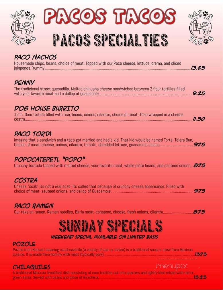 Pacos Tacos - Mandeville, LA