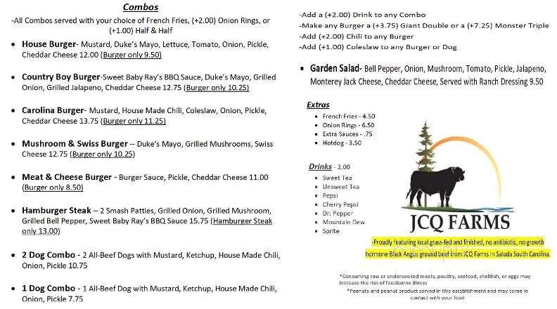Grill 246 - Greenwood, SC menu_pic