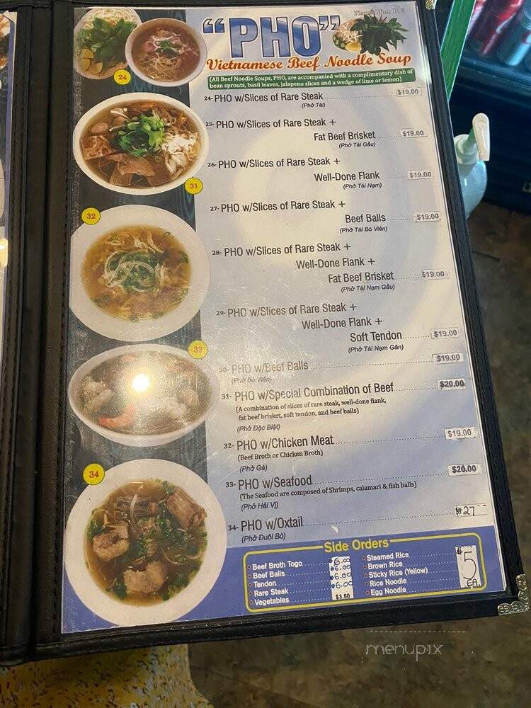 Planet Pho - Kailua, HI menu_pic