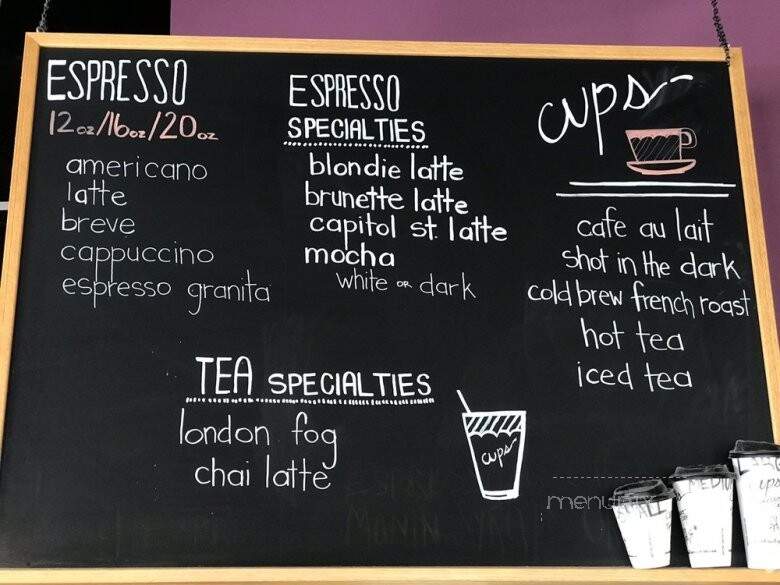 Cups Espresso Cafe - Madison, MS menu_pic