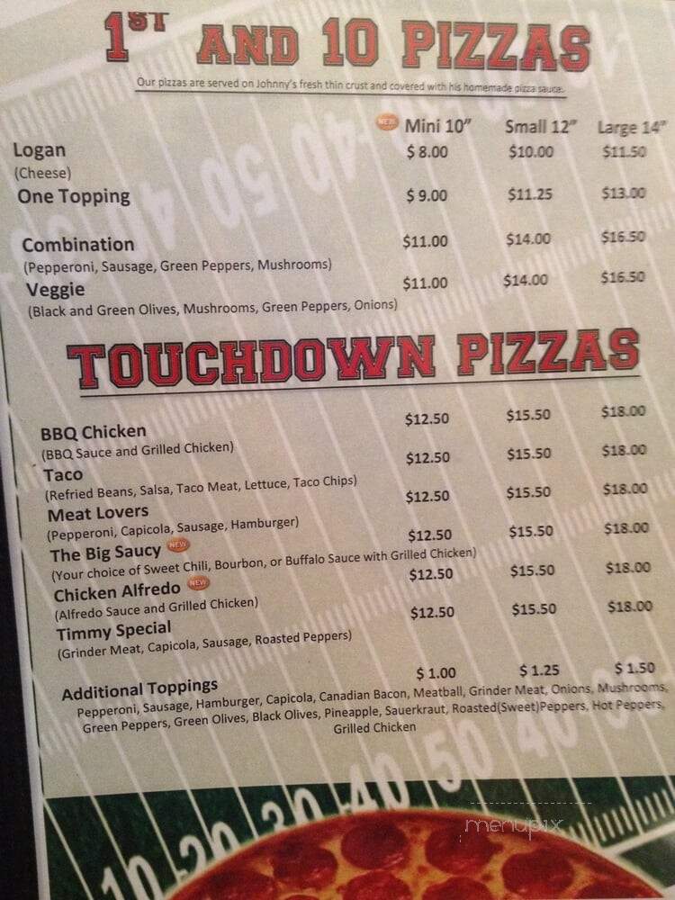Johnny & Mike's Pizza - Carlisle, IA menu_pic
