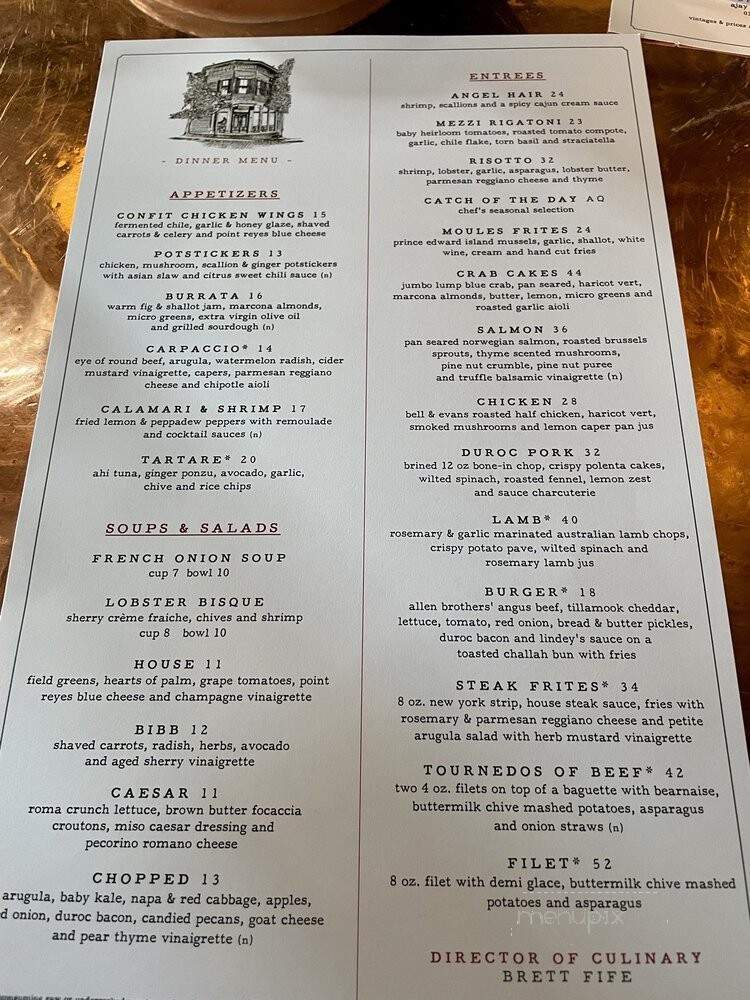 Lindey's German Village - Columbus, OH menu_pic