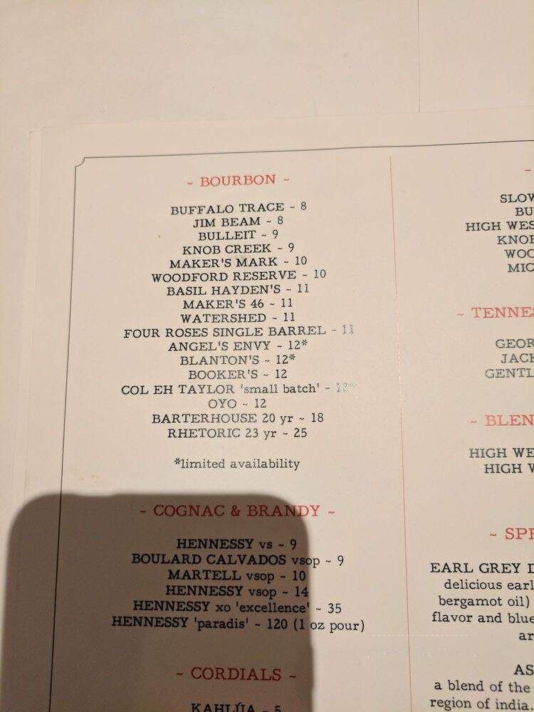 Lindey's German Village - Columbus, OH menu_pic