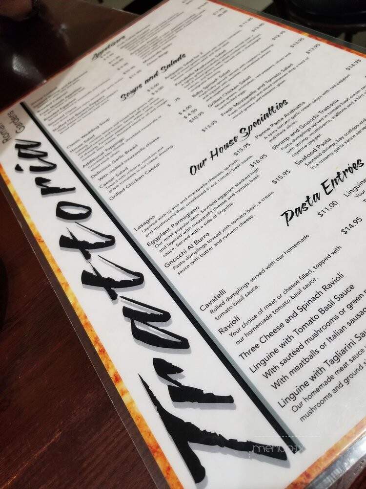 Trattoria Roman Gardens - Cleveland, OH menu_pic