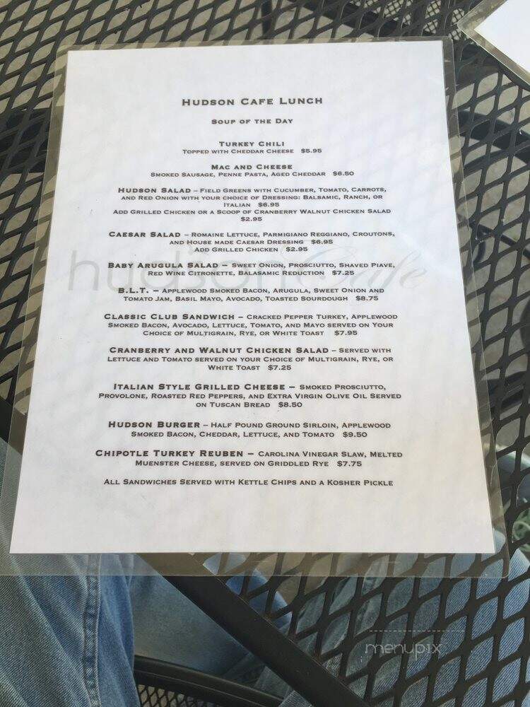 Hudson Cafe - Atlantic Highlands, NJ menu_pic