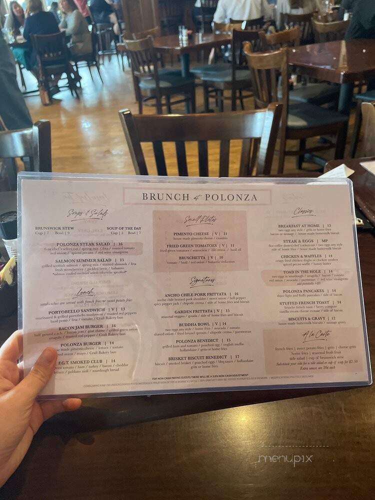 Polonza Bistro - Pensacola, FL menu_pic