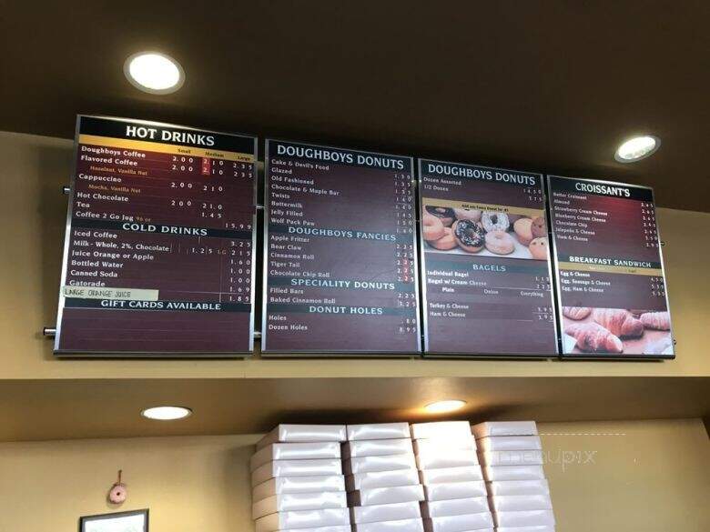 Doughboy's Donuts - Reno, NV menu_pic
