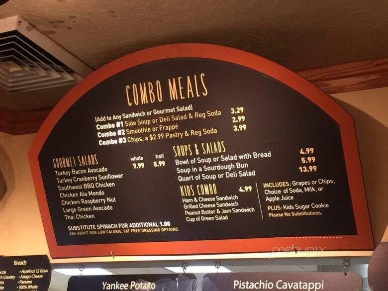 Kneaders Bakery Cafe - Meridian, ID menu_pic