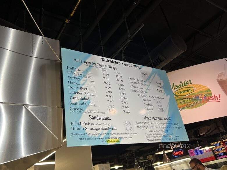 Dutch Market - Laurel, MD menu_pic