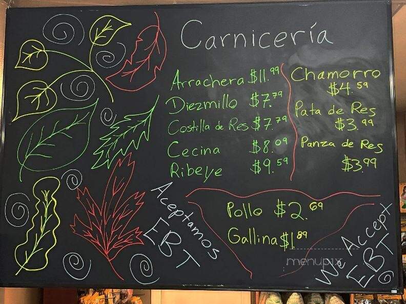 Mercadito Hispano - Bowling Green, KY menu_pic