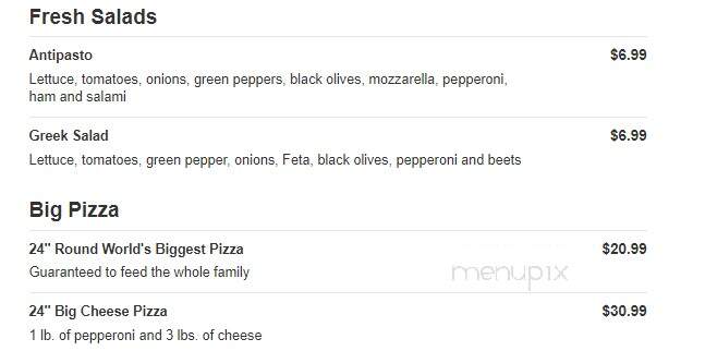 Toarmina's Pizza - New Boston, MI menu_pic