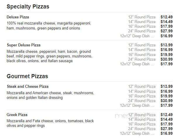 Toarmina's Pizza - New Boston, MI menu_pic