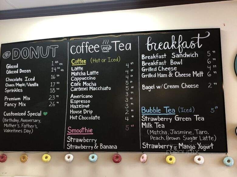 Sweet Apple Donut & Coffee - Alpharetta, GA menu_pic