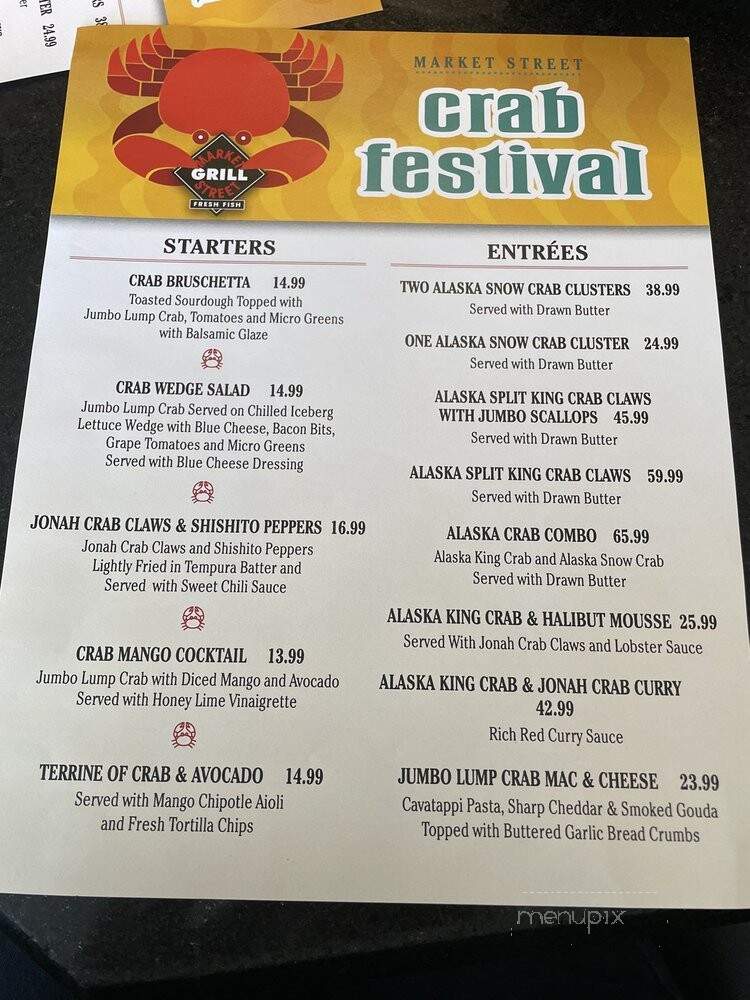 Market Street Grill - Salt Lake City, UT menu_pic