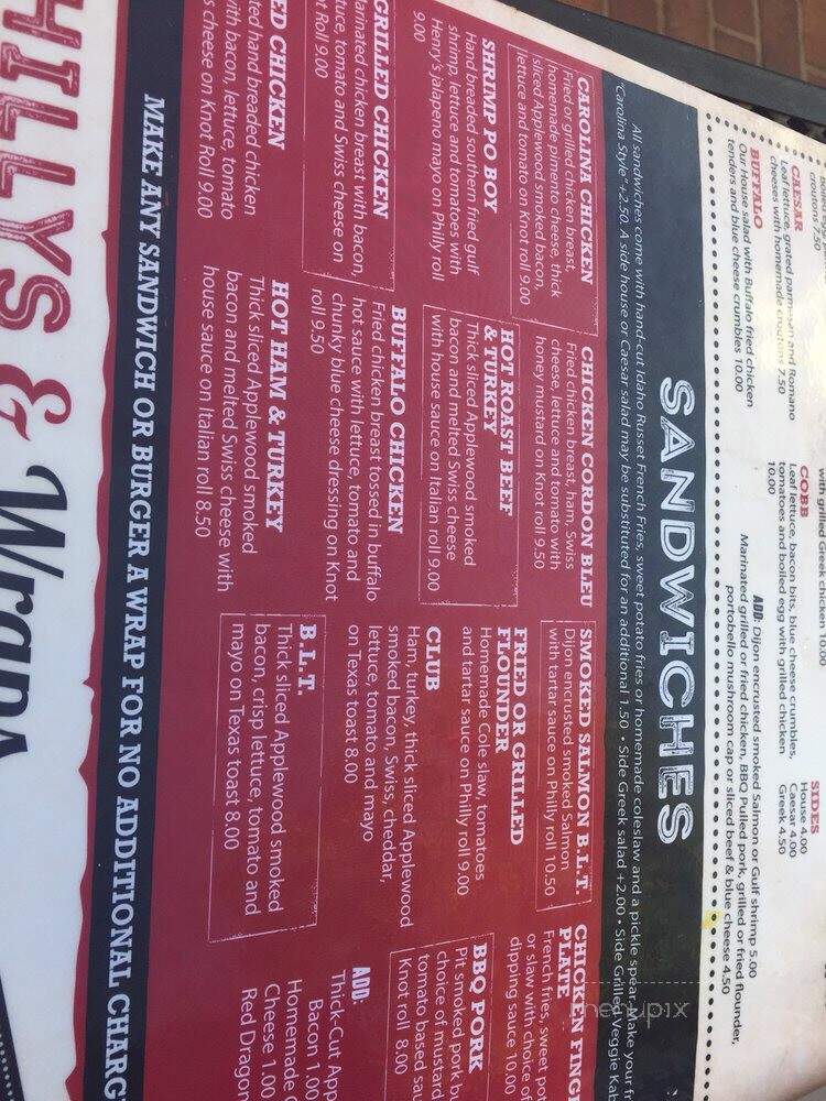 Henry's Northeast - Columbia, SC menu_pic