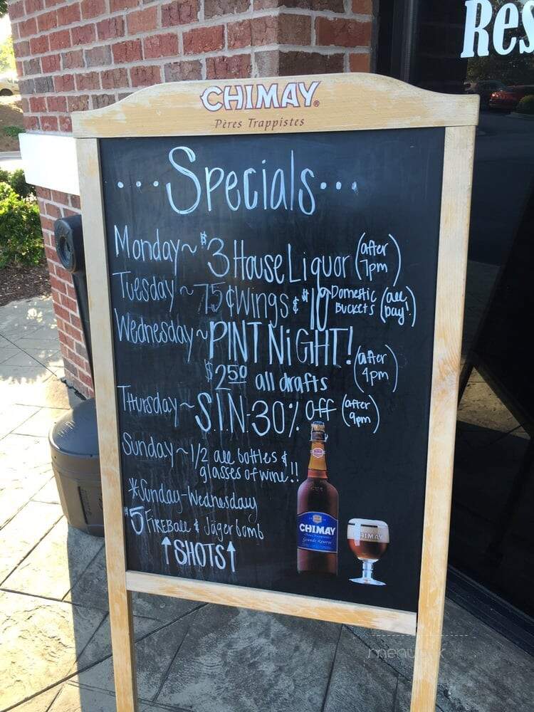 Henry's Northeast - Columbia, SC menu_pic