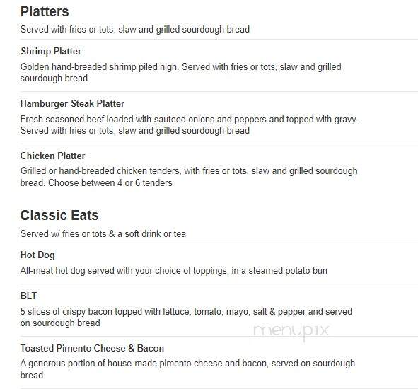 Hwy 55 Burgers Shakes & Fries - Kinston, NC menu_pic