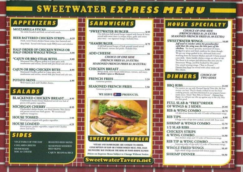 Sweetwater Tavern Express - Southfield, MI