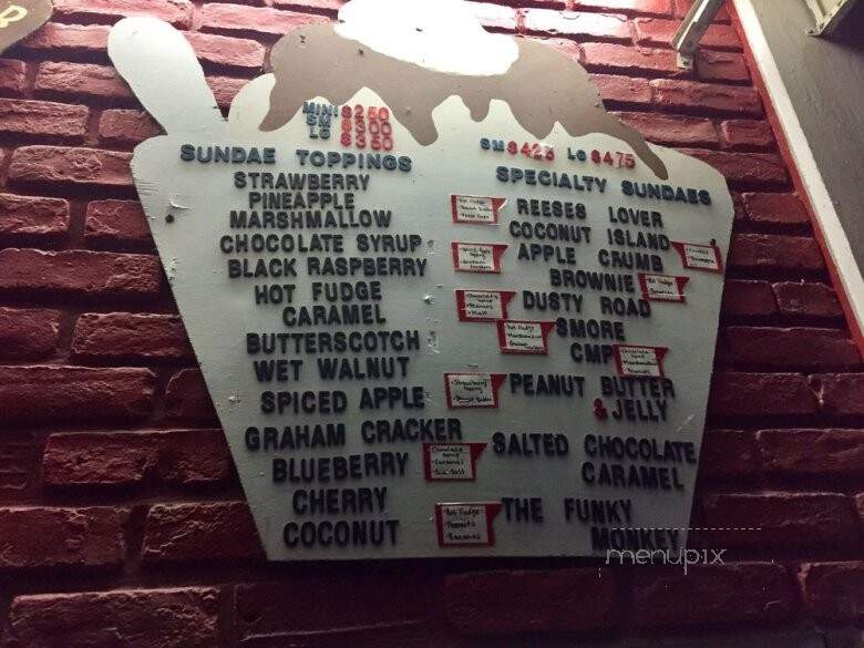 Gravity Ice Cream - Honesdale, PA menu_pic