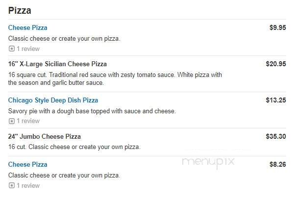 Nonni's Pizza - Blawnox, PA menu_pic
