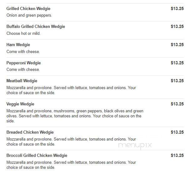Nonni's Pizza - Blawnox, PA menu_pic