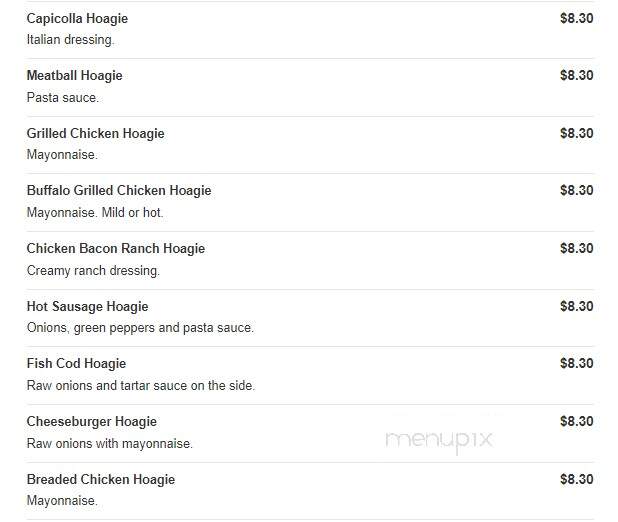 Nonni's Pizza - Blawnox, PA menu_pic