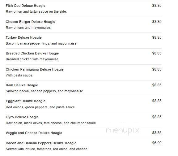 Nonni's Pizza - Blawnox, PA menu_pic
