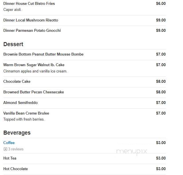 Twelves Grill - West Grove, PA menu_pic