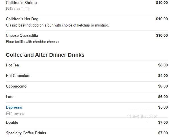Twelves Grill - West Grove, PA menu_pic