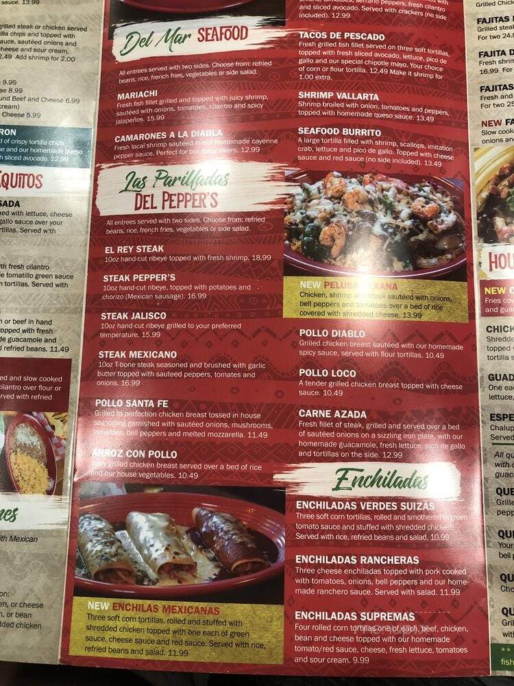 Pepper's Mexican Grill and Cantina - Panama City, FL menu_pic