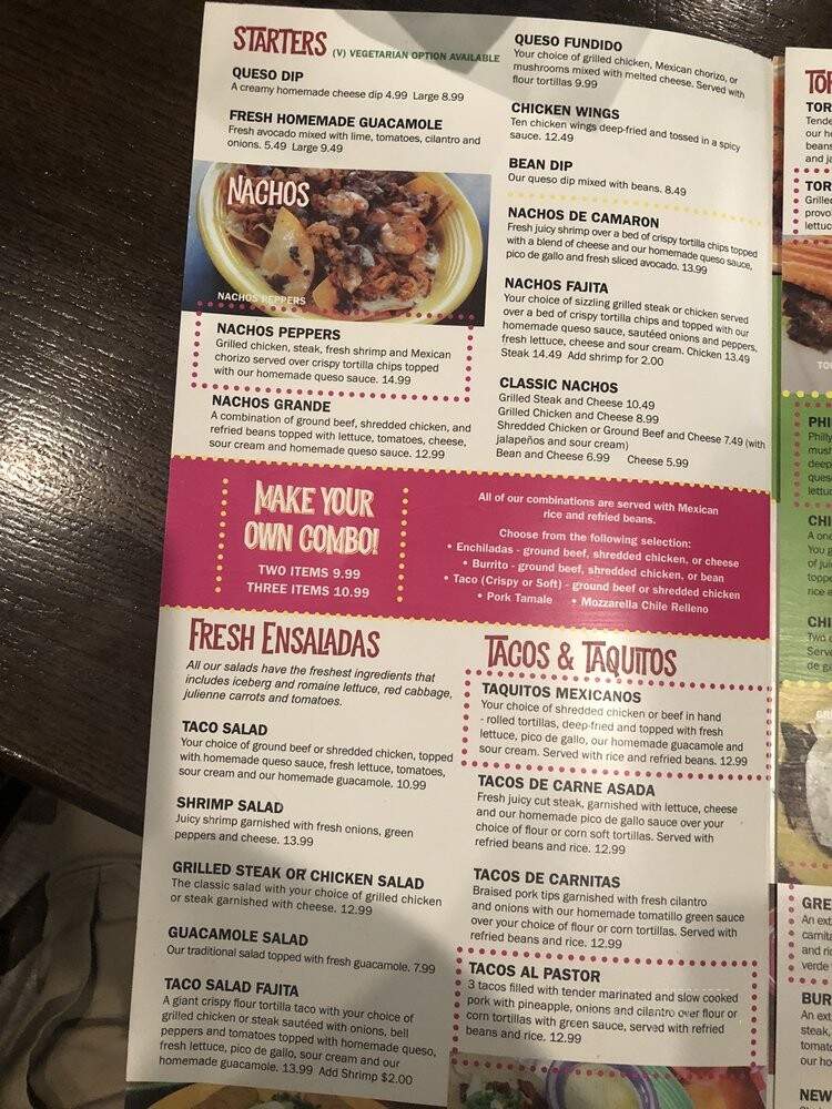 Pepper's Mexican Grill and Cantina - Panama City, FL menu_pic